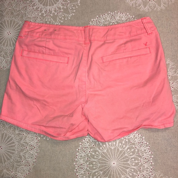 American Eagle neon pink midi shorts - Picture 2 of 3